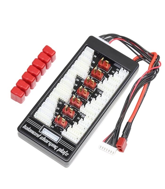 Deans (T-Plug) Parallel Charging Board (2-6S JST-XH)