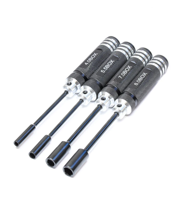 Socket Drivers Hex Socket Driver Set 4pcs - 4.0, 5.5, 7.0 & 8.0mm