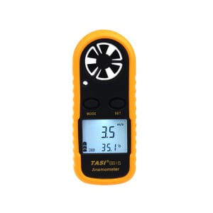 GM816 Mini Digital Anemometer Wind Speed 0~30m/s Temperature meter 10~45C with LCD Backlight Display​