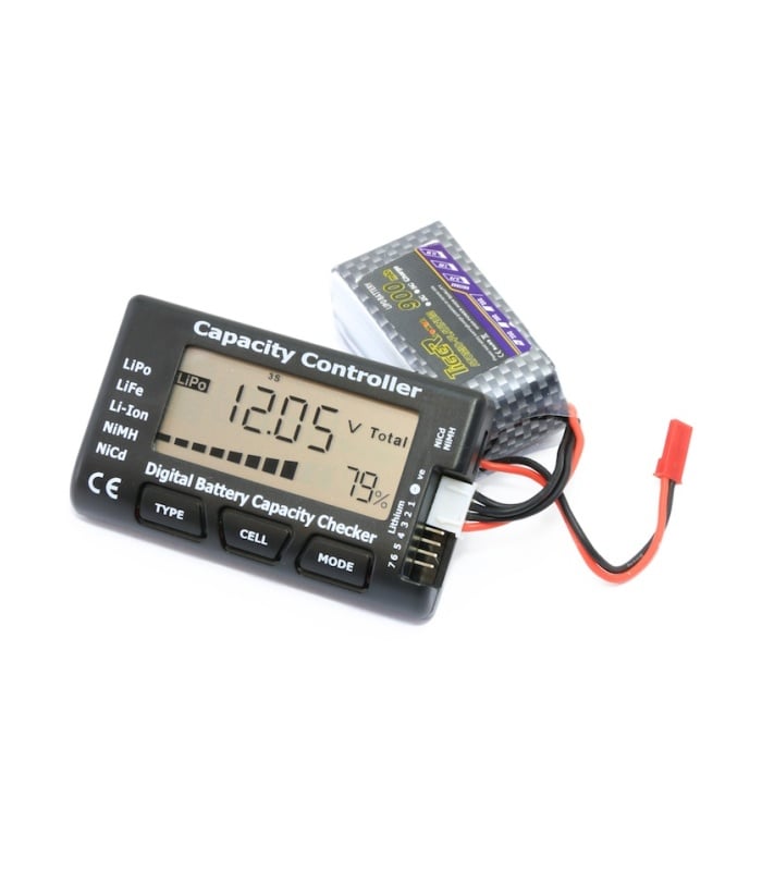 Digital Battery Capacity Checker