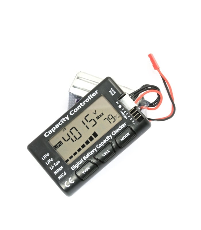 Digital Battery Capacity Checker for LiPo LiFe Li-Ion NiCd and NiMh