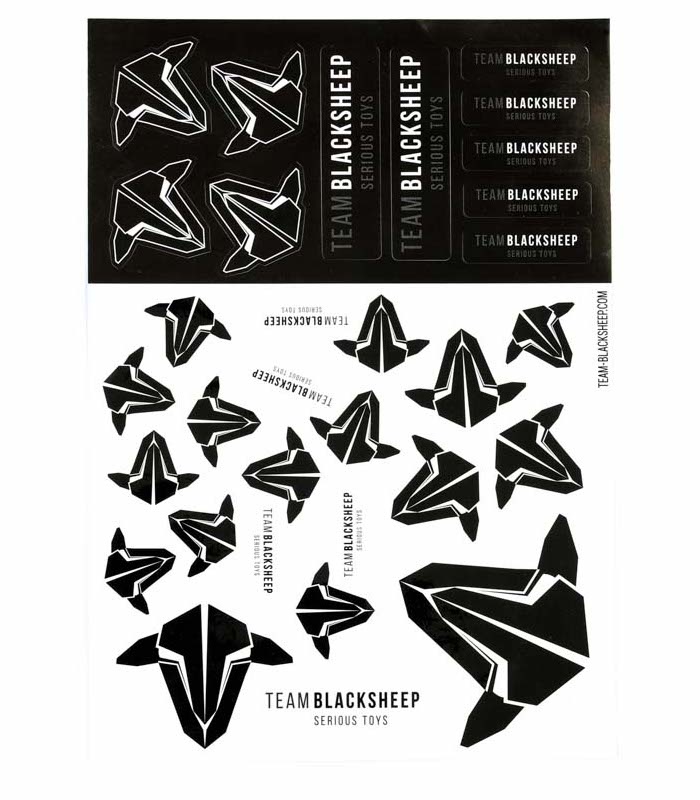 Team Black Sheep TBS Sticker Sheet (Version B)