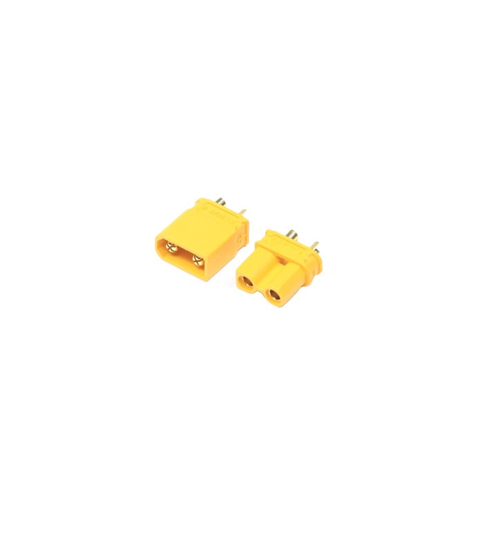 XT30U Pair Male & Female - Yellow