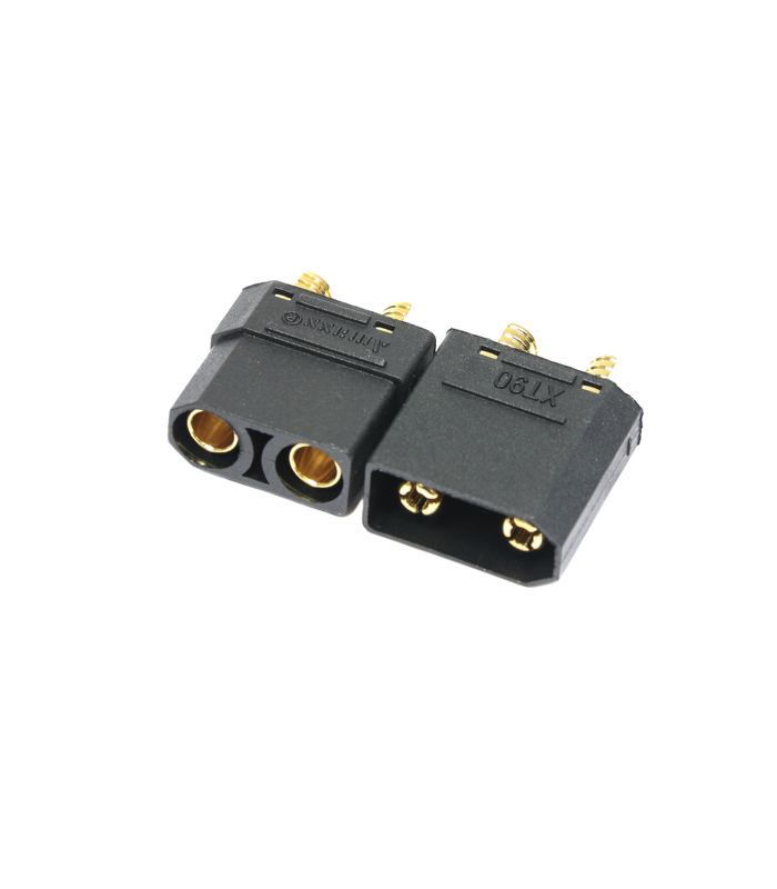 JTRC 4mm Male To XT90 Female Charger Cable – 24" – 12AWG – Multiple Colors