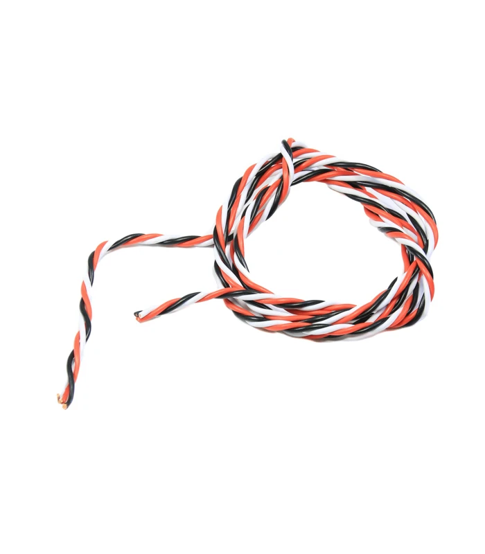 Twisted 22AWG Servo Wire Red / Black / White (1mtr)