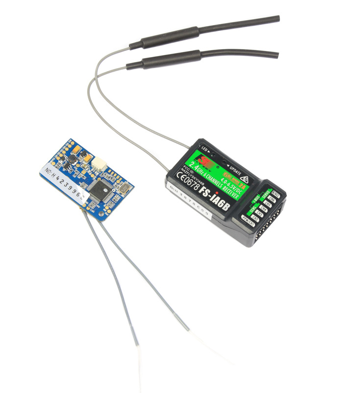 FlySky FS-iA6B Receiver Compared with FlySky FS-X6B