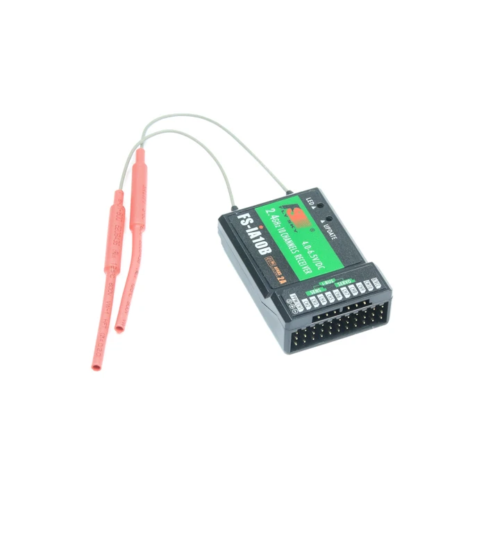 FlySky FS-iA10B 10CH 2.4Ghz AFHDS Receiver (Rx) with PPM & Telemetry