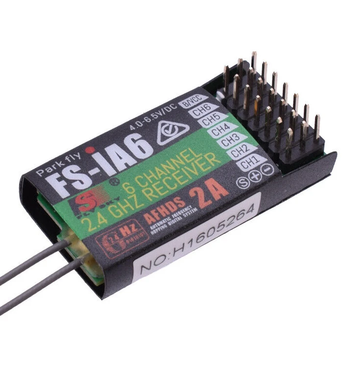 Turnigy / Flysky 2A iA6 Receiver 6CH 2.4Ghz AFHDS Telemetry Rx - Image 3