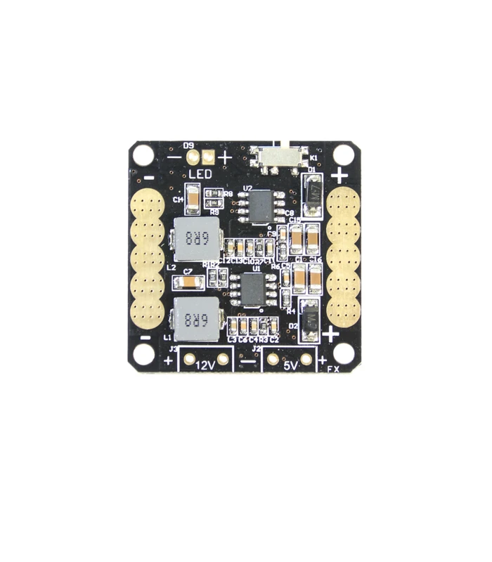 CC3D Mini Power Distribution Board PDB with 5/12v BEC & LED Switch (36mm)