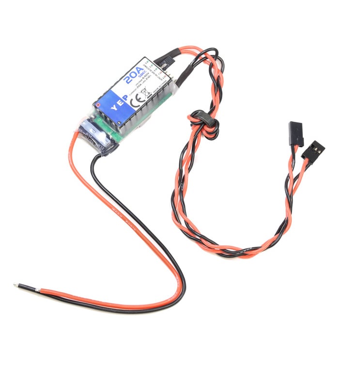 YEP 20A HV 2-12S UBEC with Selectable Voltage Output 5.0V / 5.5V / 6.0V / 7.0V / 9.0V