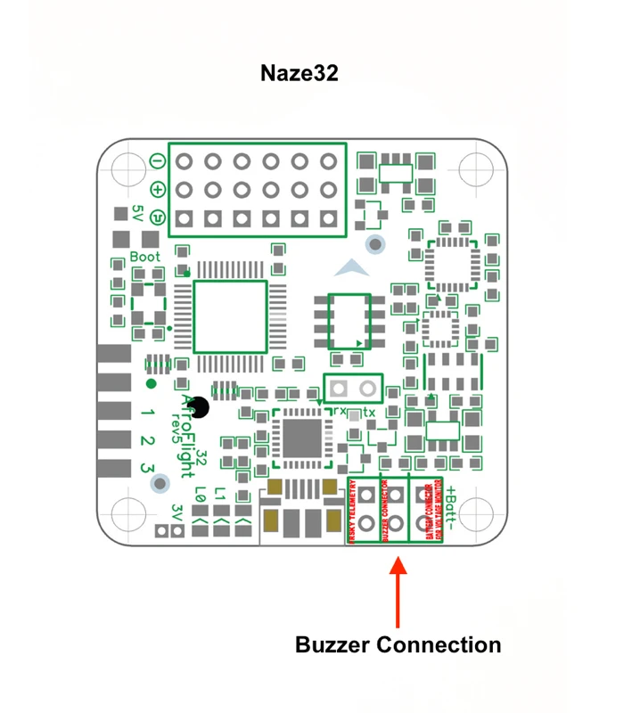 Racing Drone Lost Model Alarm for Naze32