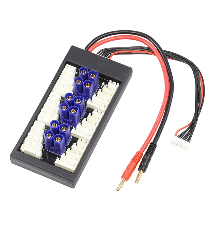 EC5 Parallel Charging Board for 6 Packs - (2-6S JST-XH)