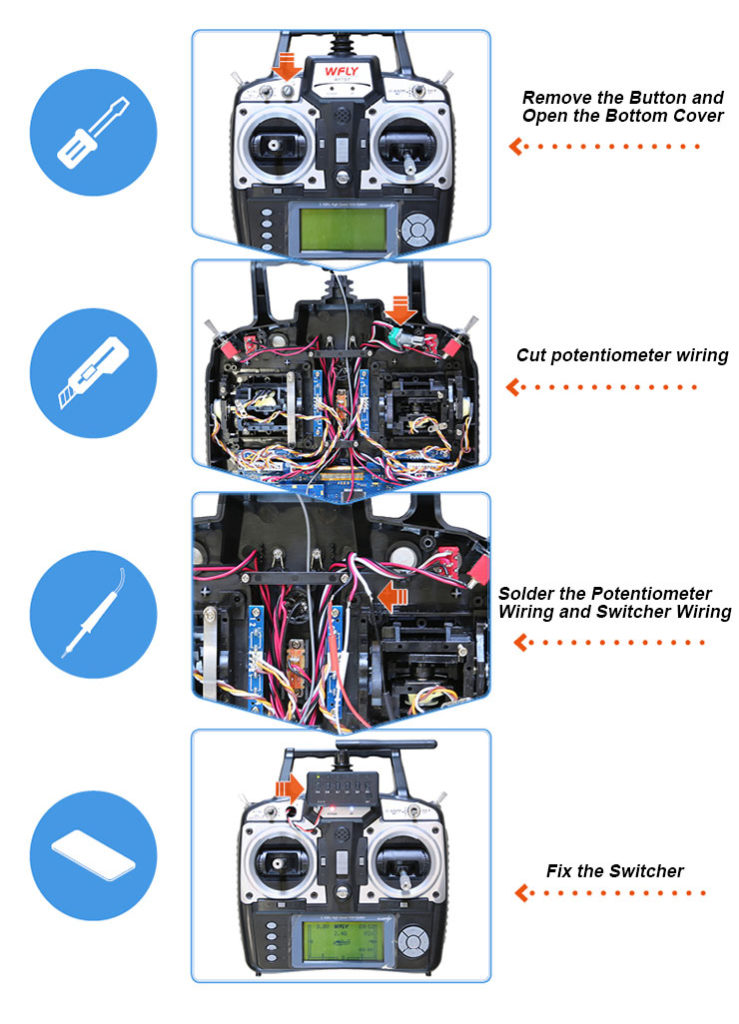6CH Flight Mode Switcher for APM, PX4 & Pixhawk Autopilots - Flying Tech