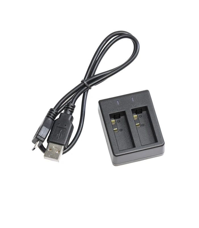 Hawkeye Dual Battery Charger USB Dual Battery Charger for Hawkeye Firefly Action Camera
