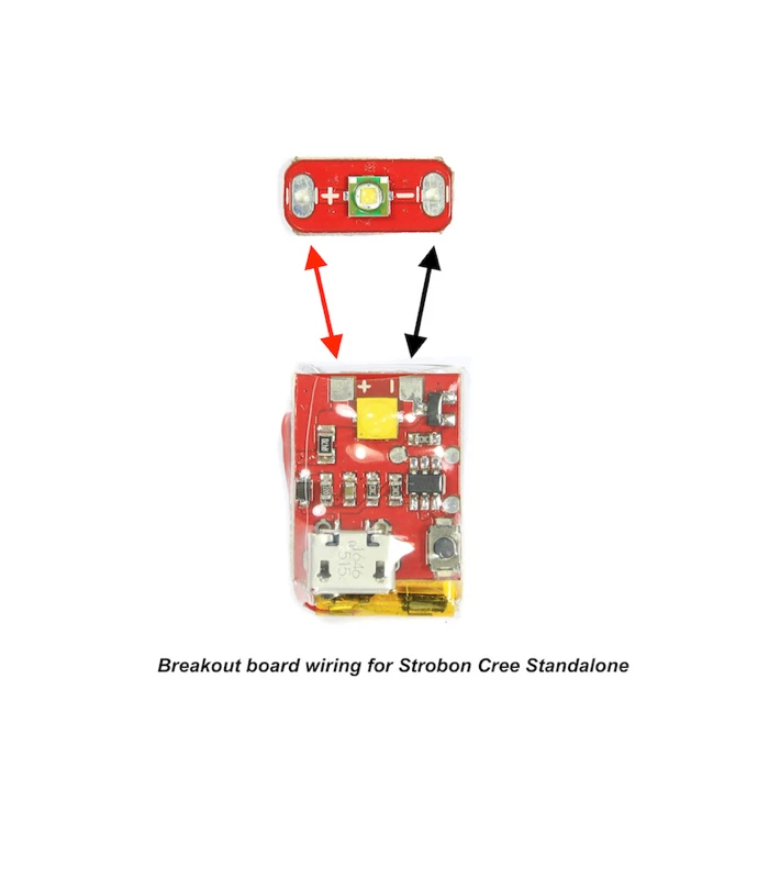 Flytron Strobon Cree® XPE LED with Breakout Board for Standalone LED