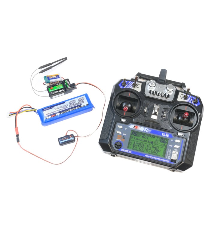 FS-i6 transmitter with voltage telemetry