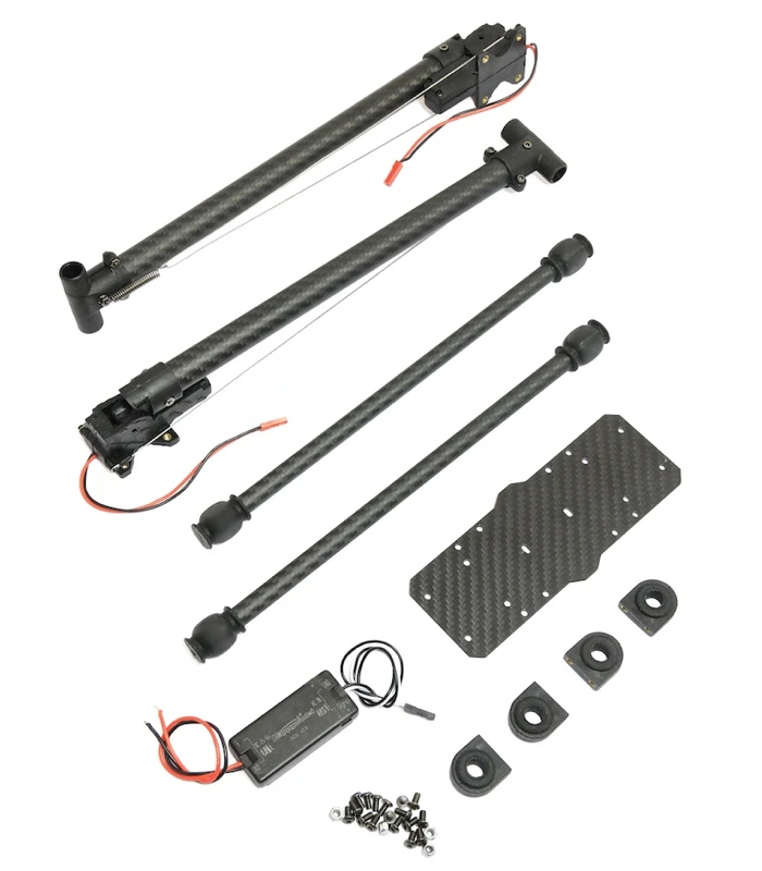 Carbon Fibre Multirotor Retractable Landing Gear Skid Set