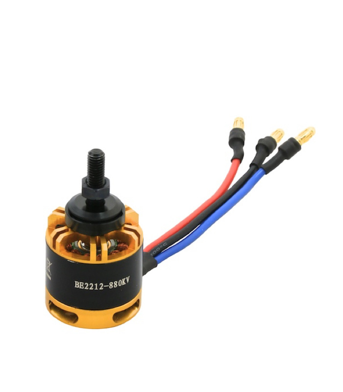 Multirotor Motor Mount & M5 CW Bolt-On Prop Adapter (Three Hole)