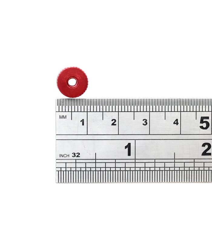 M3 Anodised Aluminium Alloy Thumb Nut with Knurling - Image 3