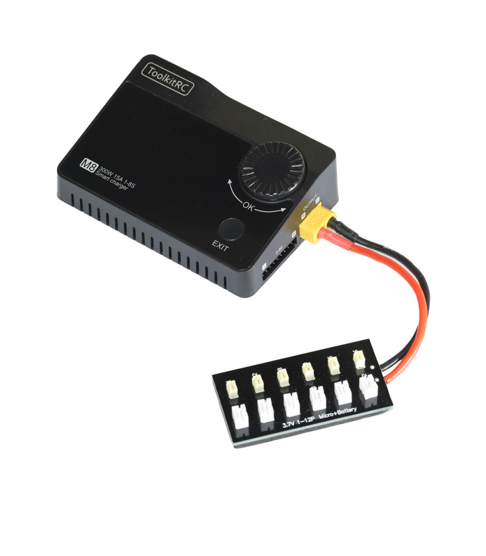 Cargador De Baterías LiPo Y LiHV De 6 Puertos Hsthe Sea – Compatible Con Micro JST Y JST-PH, Para Drones Y Tiny Whoop