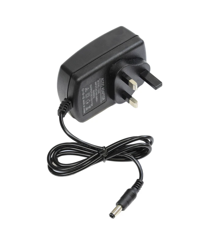12V 2000mA Mains AC/DC Power Supply Plug 5.5mm