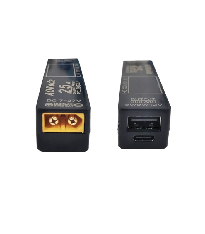 AOKoda XT60 To PD3.0 & QC3.0 USB Quick Charger for Smartphones - Image 4