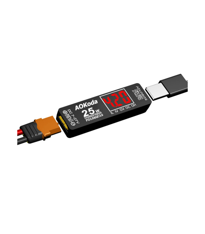 AOKoda XT60 To PD3.0 & QC3.0 USB Quick Charger for Smartphones - Image 1