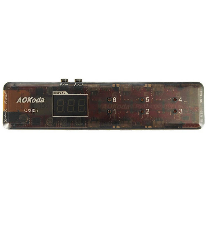 Aokoda CX605 6CH 1S 4.2V LiPo Battery Charger mCPX / MCX