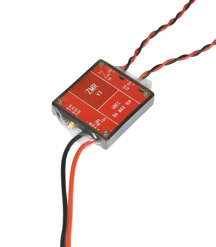 ZMR V3 15 - 36V Input, Dual Output 5.2-8.4V/12V UBEC With Noise Reduction - Image 2