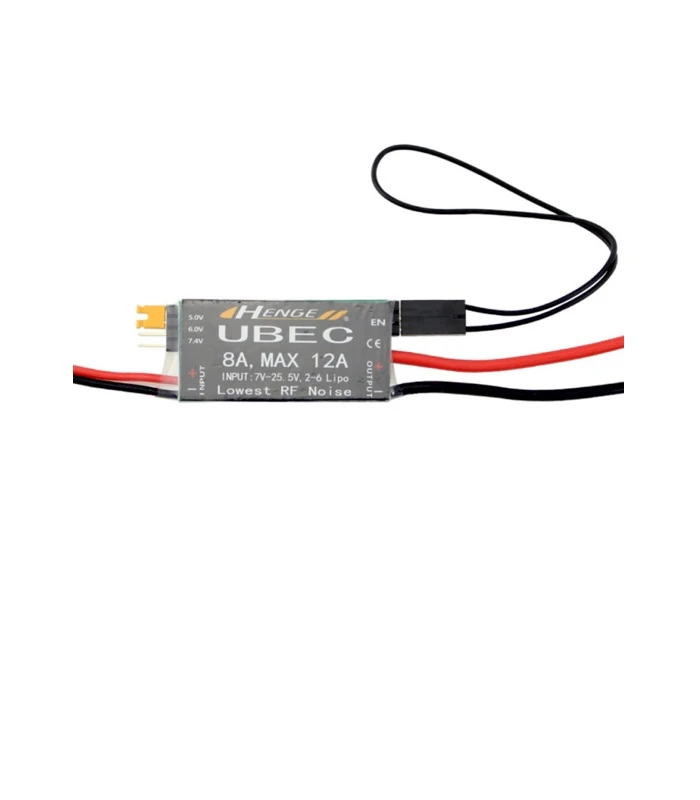 Henge 8A 2-6S Input UBEC with Switchable 5V/6V/7.4V Output - Image 2