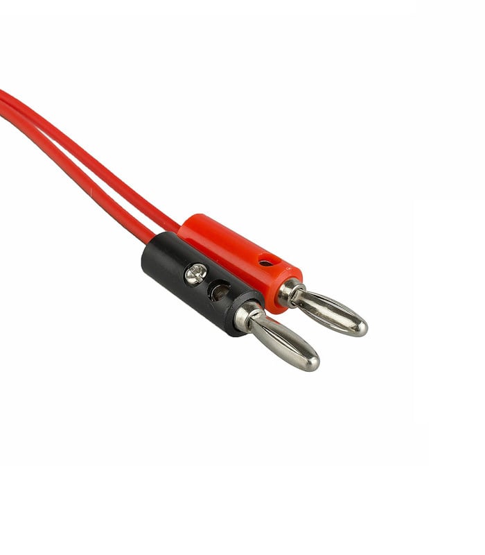 4mm Banana Plug to 35MM Crocodile Clips Test Cable - 1M - Image 3