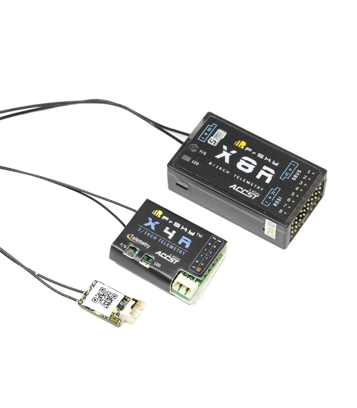 FrSky R-XSR Size Comparison with X4R and X8R