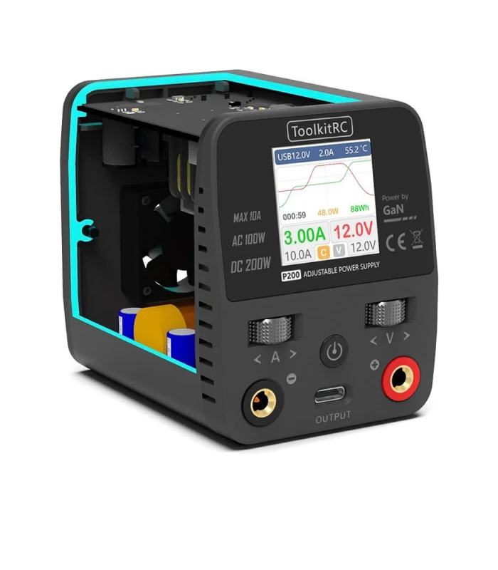 ToolkitRC P200 V2 30V 10A Adjustable Mini Power Supply - Image 4