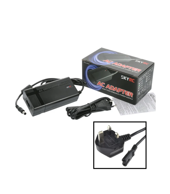SkyRC 15V 4A 60W Power Supply Adapter - UK Plug - Image 5