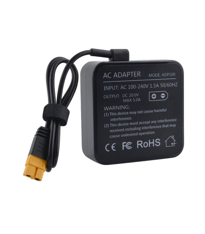 ToolKitRC ADP-100 100W 20V 5A Power Supply with XT60 Output - Image 2