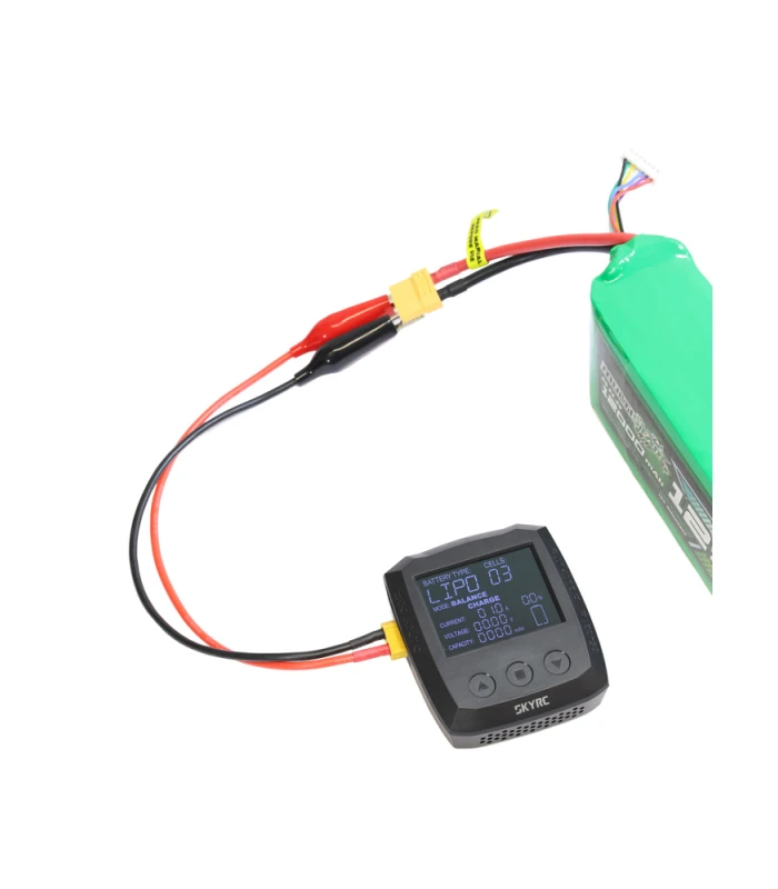 Charge Lead Adapter XT60 Female to Crocodile Clips - Image 3