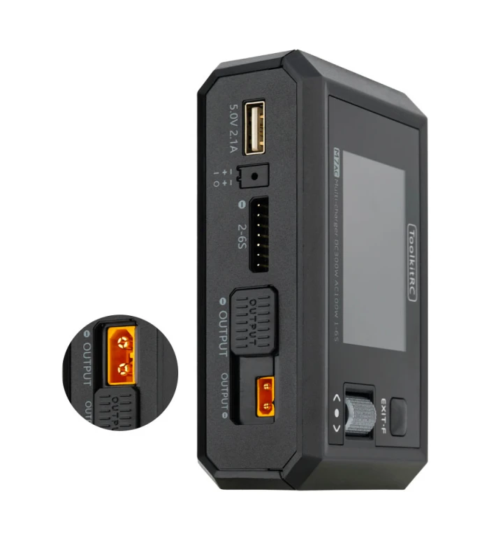 ToolkitRC M7AC AC/DC 1-6S Multifunctional Charger for XT30/XT60 - Image 5