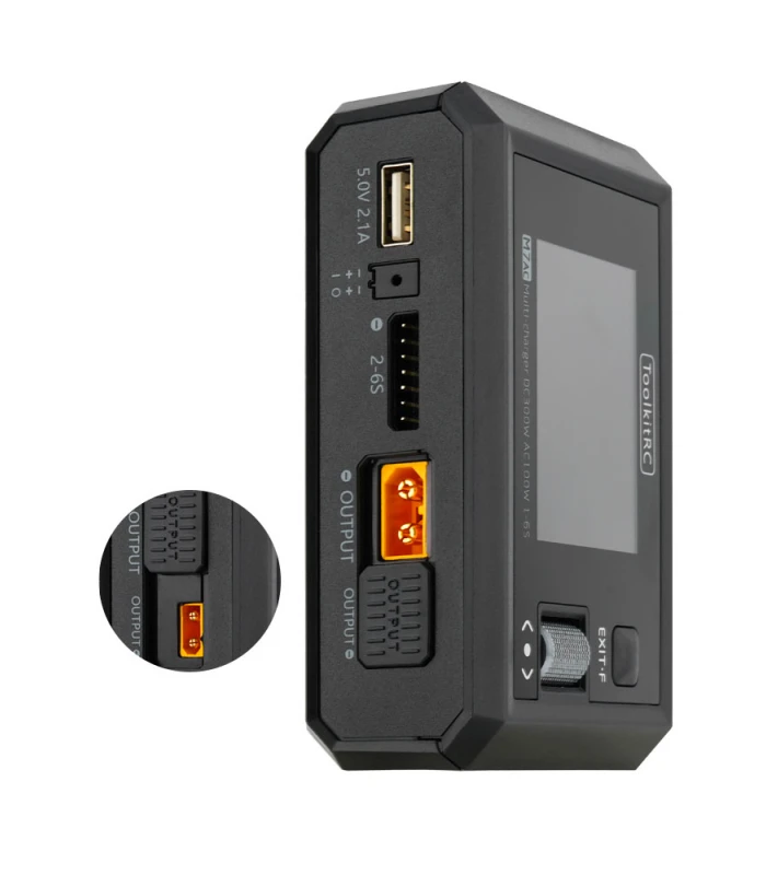 ToolkitRC M7AC AC/DC 1-6S Multifunctional Charger for XT30/XT60 - Image 4