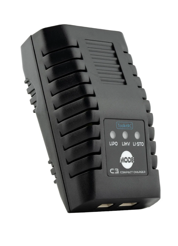 ToolKitRC C3 ToolkitRC - C3 Compact AC Charger 2-3S 25w 2.2A LiPo/LiHV - Image 1