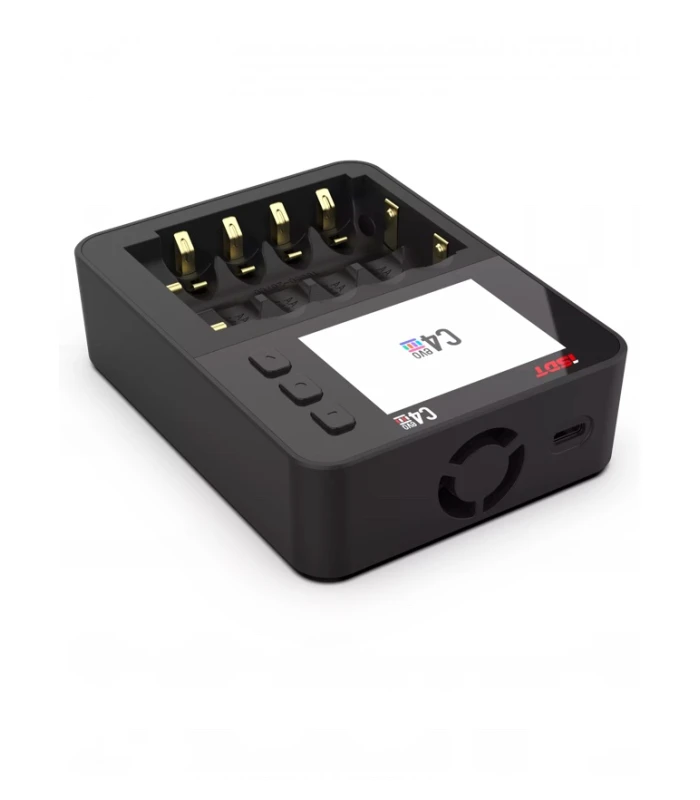 iSDT C4 EVO Charger iSDT C4 EVO Smart Battery Charger for AA, AAA, 18650 - Image 3
