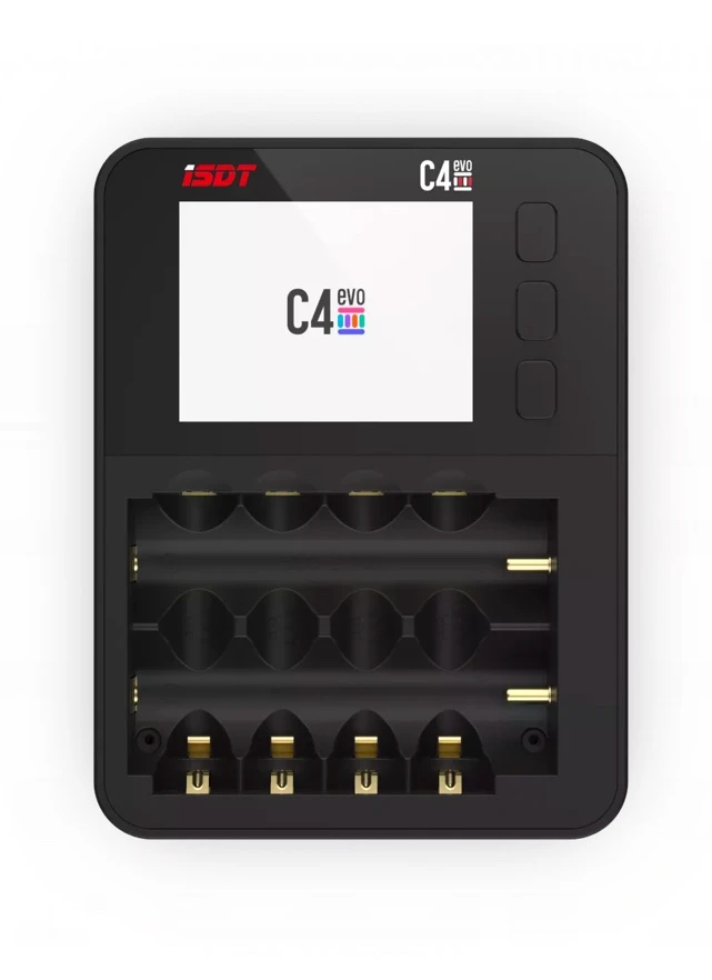 iSDT C4 EVO Smart Battery Charger for AA, AAA, 18650 - Image 2