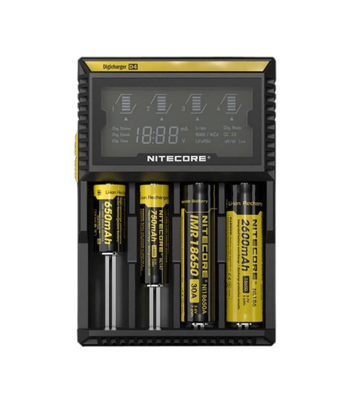 Nitecore D4 Multi Chemistry Intelligent Battery Charger - Image 2