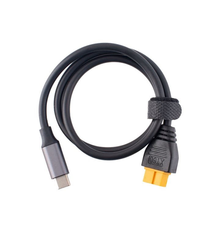 ToolkitRC SC100: USB-C to XT60 Adapter Cable 55CM - Image 1