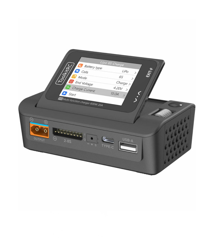 ToolkitRC M9 600W 20A 1-8S Multi-Function DC Smart Balance Charger - Image 1