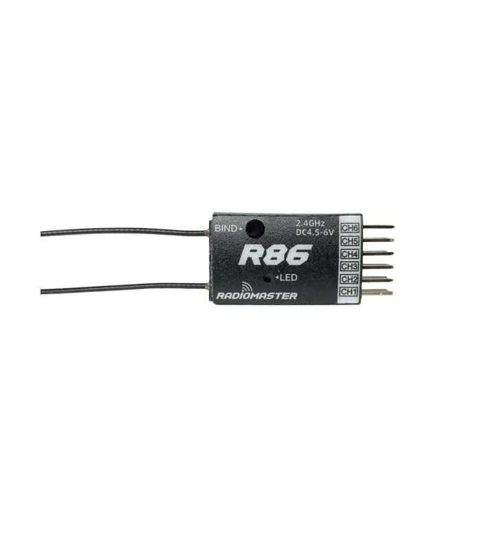 RadioMaster R Series R86 V2 Receiver - D8, D16 & SFHSS Compatible - Image 1