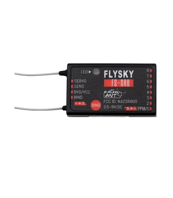 FlySky FS-SR8 2.4Ghz 8CH ANT-Protocol Receiver PWM SBUS - Image 1