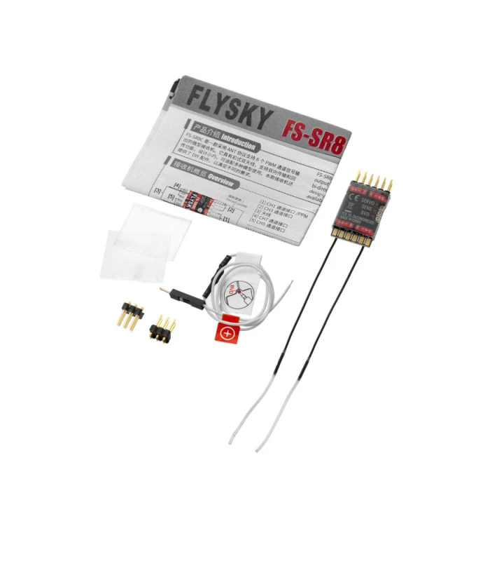 FlySky FS-SR8C 2.4Ghz 8CH ANT-Protocol Micro Receiver PWM SBUS - Image 3