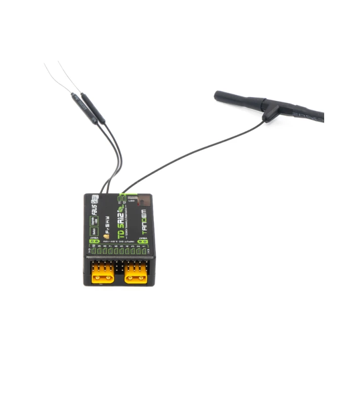 FrSky Tandem Dual-Band TD SR12 Receiver w/ ADV Stabilizer - Image 2