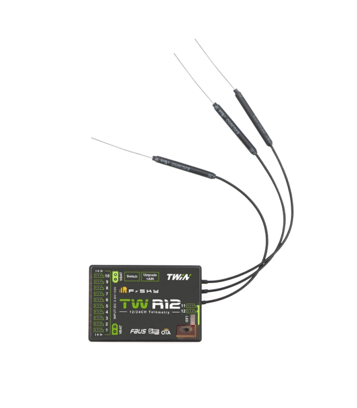 FrSky TW R12 Dual 2.4GHz TW Protocol 12CH Receiver - Image 1