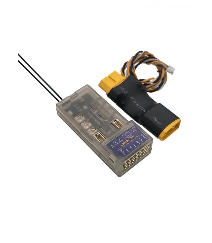 Lemon Rx DSMP 7 Channel Telemetry Stabilizer Receiver with XT60 Energy Meter (LM0086XT60) - Image 1